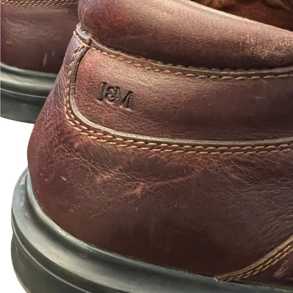 Chukka Boots Men's‎ 9.5 Reddish Brown Leather Johnston Murphy Lace Up Strap